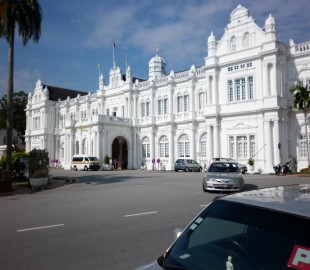 The Old City Hall, George Town, Penang. See my review Treasures of the Far East for more information.